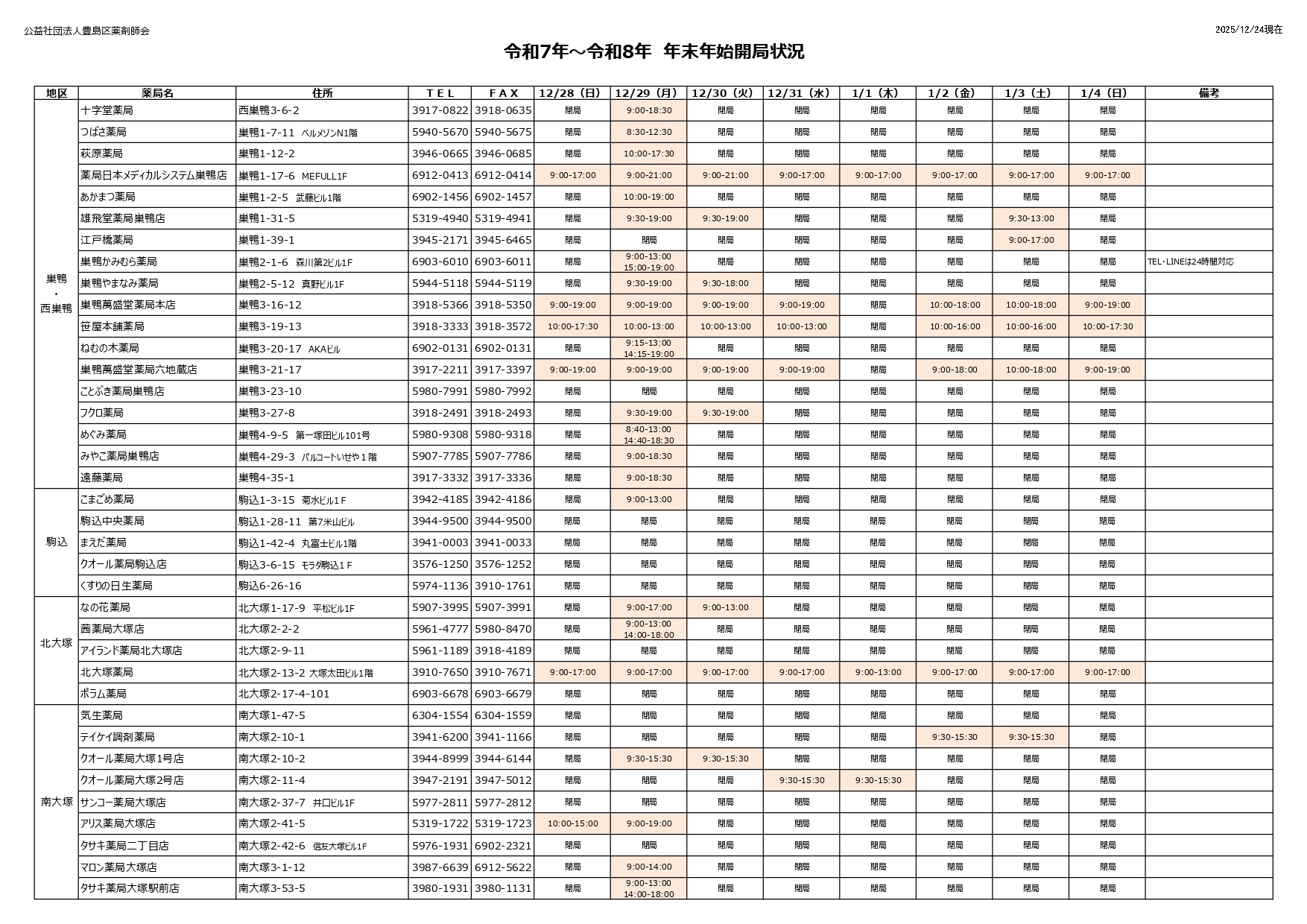 2025年～2026年末年始開局状況一覧表_page-0001